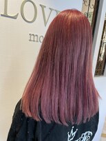 ラビスモア(Lovis moa)&nbsp;切りっぱなしボブ/ピンクブラウン/エアリーロング/美髪のススメ