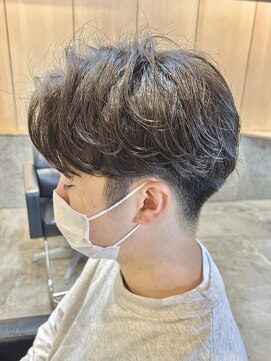 ニアウ 伊勢崎連取店(Niau) メンズマッシュパーマツイストスパイラルパーマ波巻きパーマ