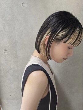 ロンドカスティーヨ 四日市(Lond castillo) 【futaba】ショートボブ×インナーカラー