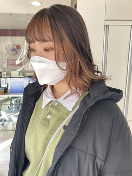 クラム(clam.) 有馬限定★インナーカラーベージュ