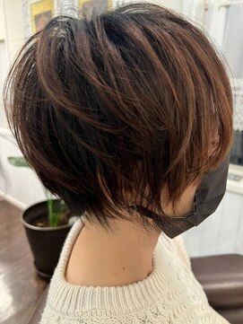 ヘアメイクアンドスパ エステ カエル(Hair make&SPA Kaeru) 骨格束感／ショート