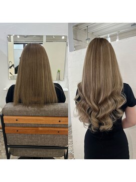 ハイエクステンション 京都駅前店(Hi-Extension) ベージュハイライト ★ mao_91