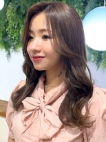 ビューブルー 亀戸錦糸町(VIEW BLUE)&nbsp;◎美髪カールシアーカラーピンクブラウンエアリーロングセミディ