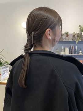 カサネ(casane) タイトなヘアセット◎