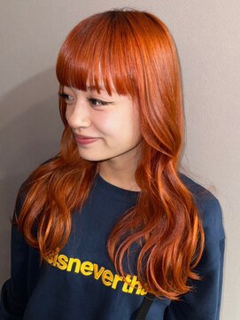 シエスタ(SIESTA) オレンジカラー　ダブルカラー　暖色系カラー　ワイドバング