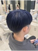 ダブルカラー ネイビーブルー