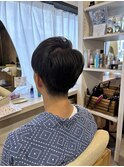 耳出しスッキリメンズショート