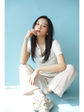 ルフュージュ バイ プロデュース 相模大野店(Refuge by Produce) 暗髪/レイヤーカット/長めバング