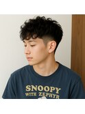 ツーブロックニュアンスメンズパーマ 20代 30代 40代 50代 60代