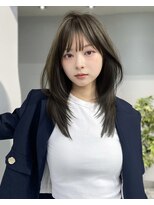 ヴェイン 渋谷(vain)&nbsp;レイヤーカット小顔似合わせ前髪ナチュラルワンカール美髪艶髪