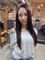 ステラ(stella)&nbsp;赤髪、ブリーチなしカラー