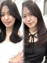 アイヴィ 表参道(IVY) ミディアムレイヤー くびれミディアム【肥田亜沙美】