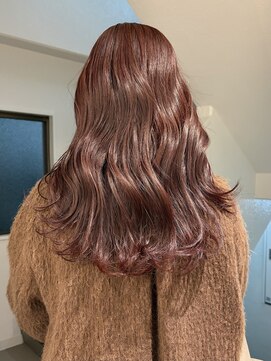 エミス バイ メルト 吉祥寺(emis by melt) 小野/ブリーチなしワンカラーで程よい暖色カラー吉祥寺