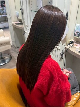 オブジェ シエル(obje't ciel) 艶髪/透明感/ダークブラウン/ストレート