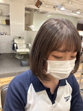 クラップス 杉田店(CLAPS) ブリーチ◎グレージュカラー