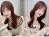 【美髪&カラー】カラー+sins髪質改善ストレート/縮毛矯正 ¥30,800~