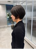 <ゲスト>すっきり上品、ナチュラルな丸みコンパクトショート