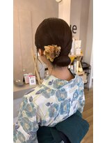 ジュエ ヘアー デザイン(Jue hair design)&nbsp;浴衣ヘアセット/タイトアレンジ/つや髪/着付け/知立/刈谷