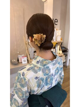 ジュエ ヘアー デザイン(Jue hair design) 浴衣ヘアセット/タイトアレンジ/つや髪/着付け/知立/刈谷