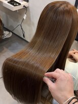 ルーチェ(Lu-che) 圧倒的艶髪×髪質改善カラー/ミルクティーベージュ
