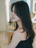 オモチャ 銀座(OMOCHA)&nbsp;暗髪ロング/顔まわりレイヤーカット