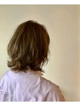 リーチヘアー(REACH HAIR) ☆ウルフィーボブ☆カーキアッシュ☆
