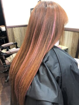 ディー エメ(D-aimer-) ナチュラルピンク・ピンクメッシュ 【カラー・エクステ】