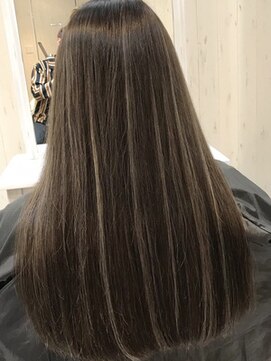 ディバイス カラーアンドエクステ(Device) 【Device】透明感アッシュブラウン＋シールエクステ