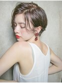 グレージュ☆ハンサムショート
