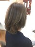 カット+白髪リタッチカラー　￥9480