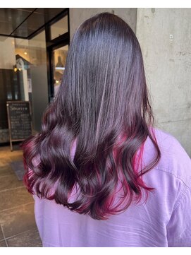 スーリール 赤坂店(Sourire) ピンクインナーカラー