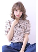 ことりベージュローライト大人かわいい小顔スリークボブ大人ボブ