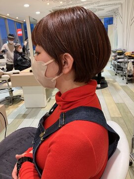 ヘアークラフト アニー 南郷18丁目店(HAIR CRAFT Annie) 耳かけボブ