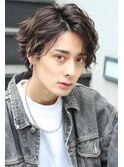 20代30代40代/ ツイスパ かきあげメンズヘア