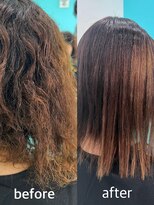 ドライブアンドビジョン 池袋(Drive&Vision)&nbsp;ビビり毛矯正#酸性ストレート[池袋#縮毛矯正#ビビり毛］