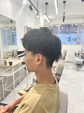 ミエル ヘア 新宿(miel hair) 爽やか刈り上げショート【新宿】