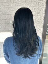 テラスヘア 新潟駅南(TERRACE hair)&nbsp;ブルーブラック～イルミナカラー～