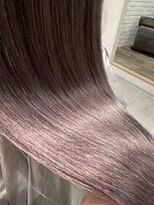 レイルバイエクラート 大宮西口店(REAIL by ECLART)&nbsp;[全体ブリーチ]×2 ピンクグレー