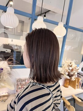 ラソニシカサイ(Lazo nishikasai) 切りっぱなしラベンダーボブ