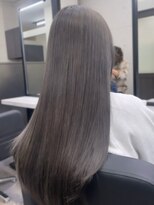 スターズ 柏(STARS)&nbsp;ブリーチなし　グレージュカラー　ストレート　透明感カラー