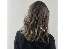 ハイライトの上からカラーを被せて透明感抜群！京橋/ハイライト