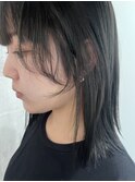 10代20代30代大人かわいい韓国風ブルーブラック