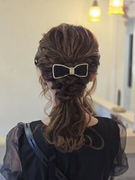 リコ エスト 上野店(lico est) 編みおろし/編み込みアレンジ/結婚式