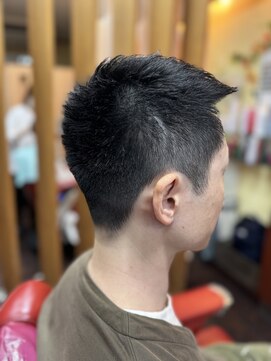 ヘアーサロンシミズ(Hair Salon Shimizu) ベリーショート厚めフェード