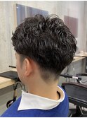 ツーブロック×ツイストスパイラル