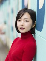 アトリエナガノ(atelier nagano)&nbsp;ショートボブ/ニュアンスカラー/ツヤ髪スタイル/ブルージュ