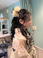 セットサロン マオ(MAO)&nbsp;おだんごハーフアップ