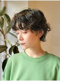 小顔ニュアンスパーマ