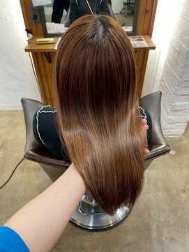 アズグロウヘアー(AS GROW HAIR) ハイライトカラーうるツヤストレート