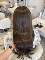 ザックラフィネ(ZACC raffine)&nbsp;レイヤーカット/マロンベージュ/赤み消しカラー/トリートメント